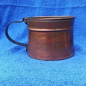 Large Copper decorative coffee mug
